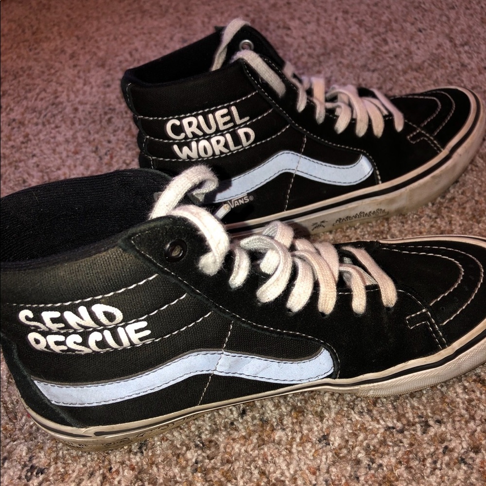 Cruel World X Vans collab shoes